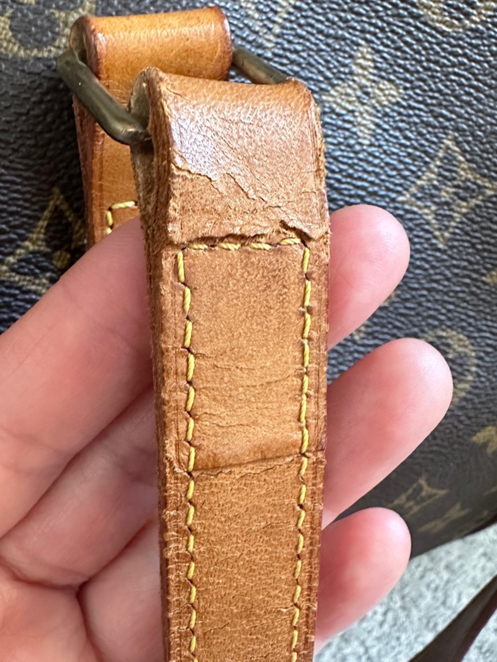 Louis Vuitton Monogram Canvas Brown & Tan tote / weekender travel bag - Picture 9 of 16